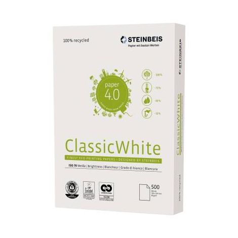 Papier ksero recyklingowy A4/500/80g Mondi Nautilus/Steinbeis Recykling